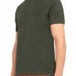 Green Basic Round Nack T-shirt Half Sleeve